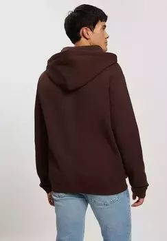 Толстовка на молнии Z KAPTUREM Cross Jeans, коричневый