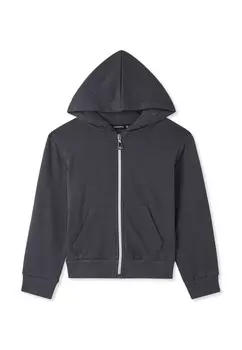 Толстовка на молнии ZIP A TINTA UNITA Terranova, антрацит