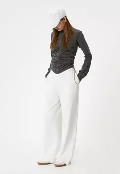 Толстовка на молнии ZIPPER DRAPED Koton, антрацит