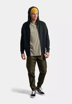 Толстовка на молнии ZIPPER KAFT, черный металлик