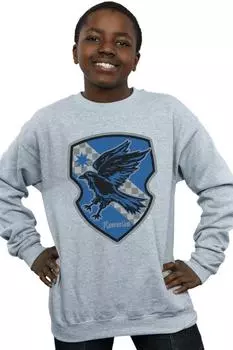 Толстовка на плоской подошве с гербом Равенкло Harry Potter, серый