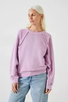 Толстовка Nadine со швами реглан Hush, фиолетовый