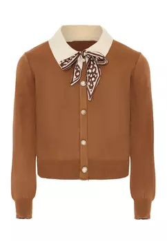 Толстовка NAEMI Cardigan, кофе