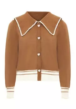 Толстовка NAEMI Cardigan, кофе