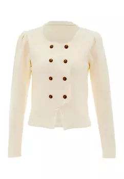 Толстовка NAEMI Strickjacke, белый