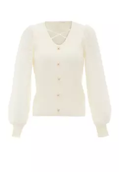 Толстовка NAEMI Strickjacke, белый