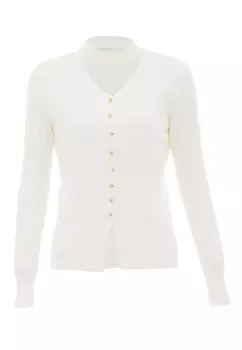 Толстовка NAEMI Strickjacke, белый