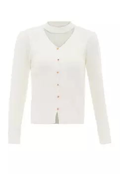 Толстовка NAEMI Strickjacke, белый