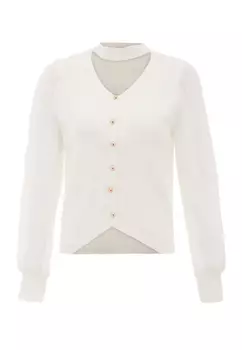 Толстовка NAEMI Strickjacke, белый