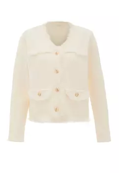 Толстовка NAEMI Strickjacke, белый