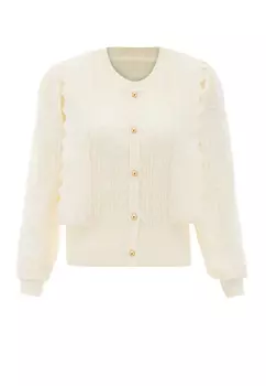 Толстовка NAEMI Strickjacke, белый