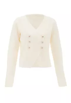 Толстовка NAEMI Strickjacke, белый