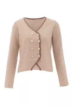 Толстовка NAEMI Strickjacke, бежевый