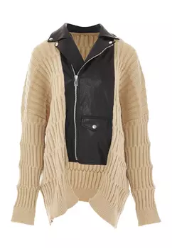 Толстовка NAEMI Strickjacke, бежевый