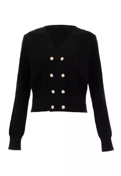 Толстовка NAEMI Strickjacke, черный