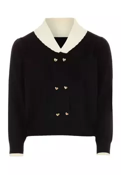 Толстовка NAEMI Strickjacke, черный