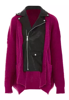 Толстовка NAEMI Strickjacke, фиолетовый