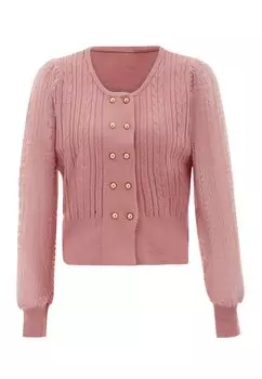 Толстовка NAEMI Strickjacke, розовый