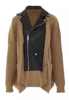 Толстовка NAEMI Strickjacke, серо-коричневый