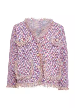 Толстовка NALLY Strickjacke, цвет Lila Mehrfarbig