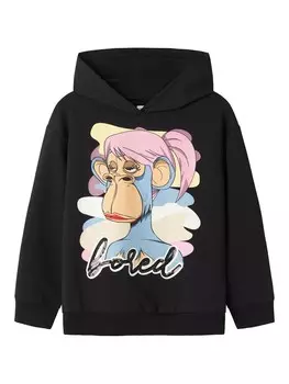 Толстовка NAME IT Bored Ape, черный