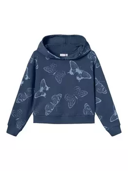 Толстовка NAME IT Kaminka, цвет Blue/marine blue