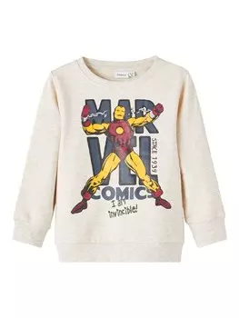 Толстовка NAME IT Marvel Entertainment, бежевый