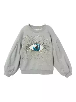 Толстовка Name It "NKFBITIA LS SWEAT UNB ", серый