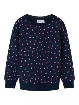 Толстовка name it NMFDAVINA LS SWEAT FLEECE BRU, цвет dark sapphire