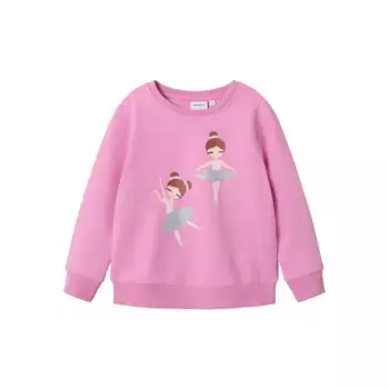 Толстовка Name It «NMFOMIANA LS SWEAT PB», цвет Fuchsia Pink