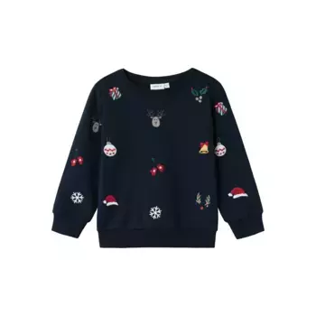 Толстовка Name It «NMNRKRINGLE NREG SWEAT BRU», цвет Dark Sapphire