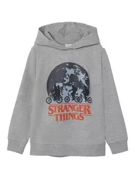 Толстовка NAME IT Stranger Things, серый