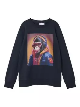 Толстовка NAME IT, темно-синий