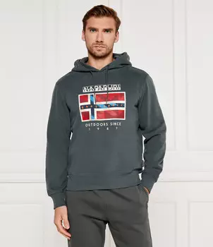 Толстовка Napapijri B - Dorees Relaxed fit, зеленый