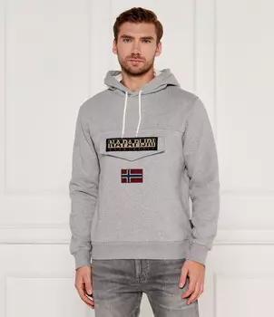 Толстовка Napapijri Burgee Regular Fit, серый