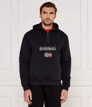 Толстовка Napapijri Burgee Relaxed fit, черный