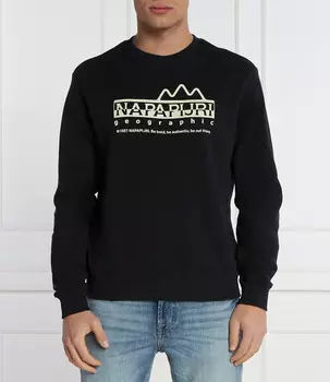Толстовка Napapijri fabera Loose fit, черный
