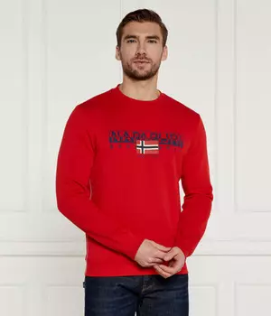 Толстовка Napapijri Regular Fit, красный