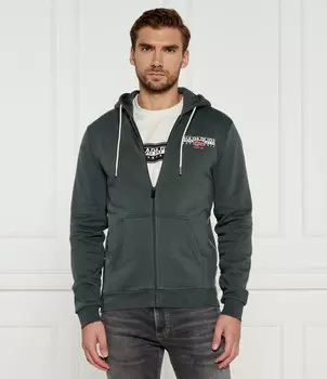 Толстовка Napapijri Regular Fit, зеленый