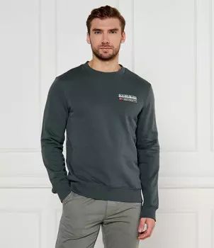 Толстовка Napapijri Regular Fit, зеленый