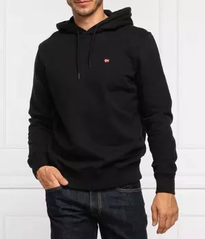 Толстовка Napapijri с капюшоном, черный