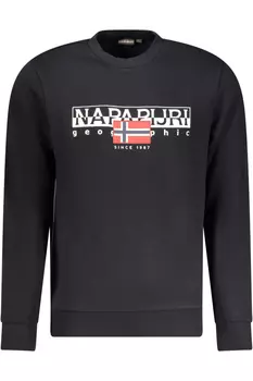 Толстовка Napapijri с логотипом, черный / белый / красный