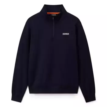 Толстовка Napapijri Small Box half zip, синий