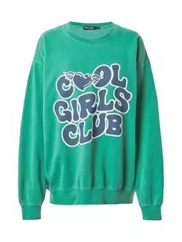 Толстовка Nasty Gal COOL GIRLS CLUB, цвет Jade/Dark Green