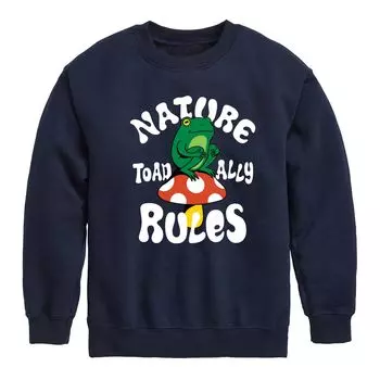 Толстовка Nature Toadally Rules для мальчиков 8–20 лет Licensed Character, синий