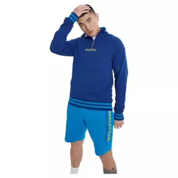 Толстовка Nautica N7E00407 half zip, синий