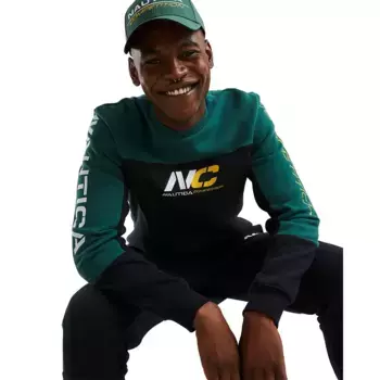Толстовка Nautica N7G00773, зеленый