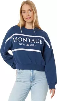 Толстовка Nautical Destination Mini Sunday Crew Abercrombie & Fitch, темно-синий