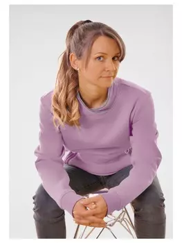 Толстовка Navigazione, цвет flieder/hellgrau mel.