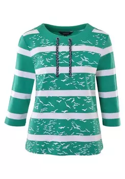 Толстовка Navigazione, зеленый/белый